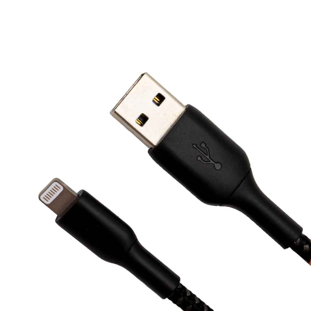 Belkin Boost Charge Braided Lightning/USB-A Cable 2 m - black