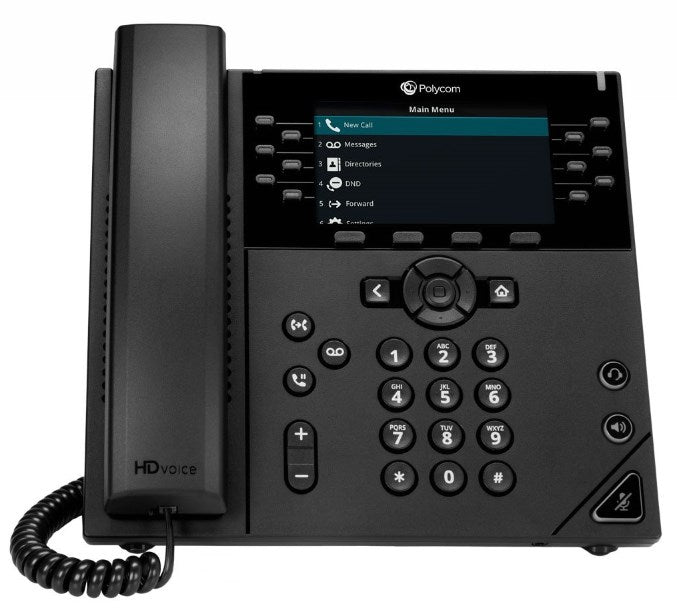 Poly VVX 450 SIP Business IP Phone without power supply