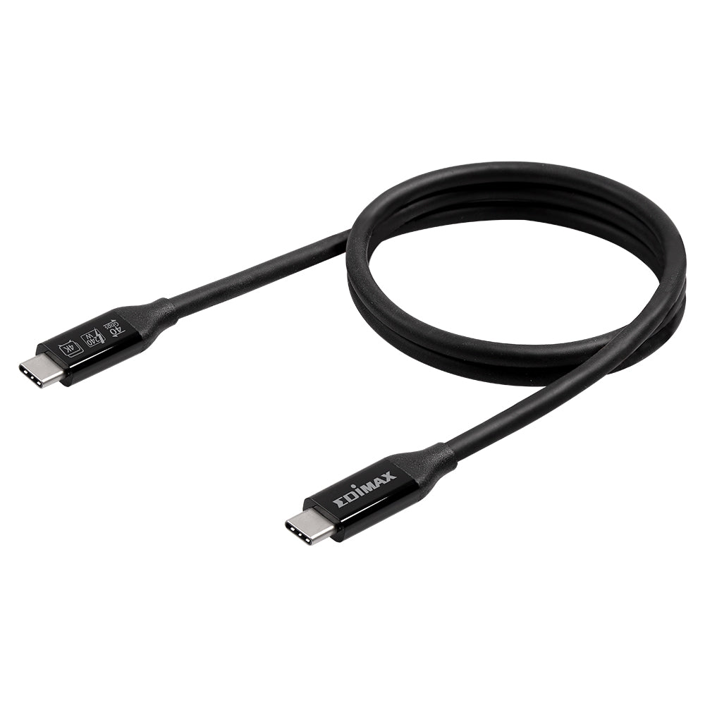Edimax 40Gbps USB 4 Thunderbolt 3 Cable (USB-C to USB-C) 0.5m
