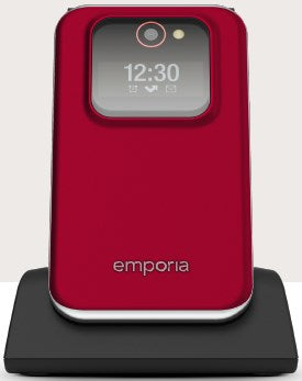 Emporia emporiaJOY-2G, RED, large button clamshell phone