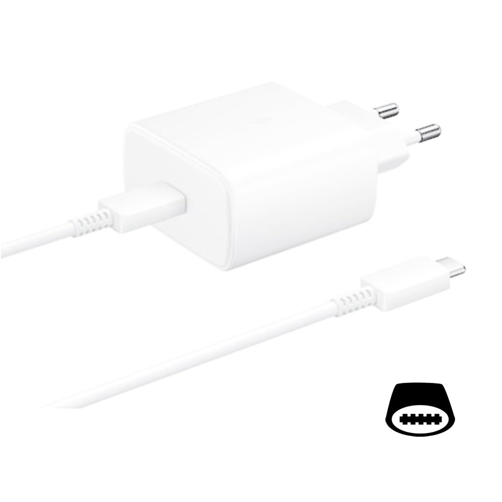 Samsung Quickl Charger EP-TA845 45W White with USB-C cable DA705