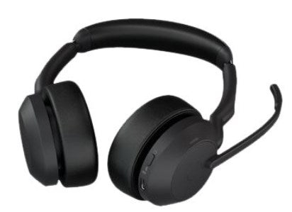 Jabra Evolve2 55 UC Stereo with Link380a and foldable LS