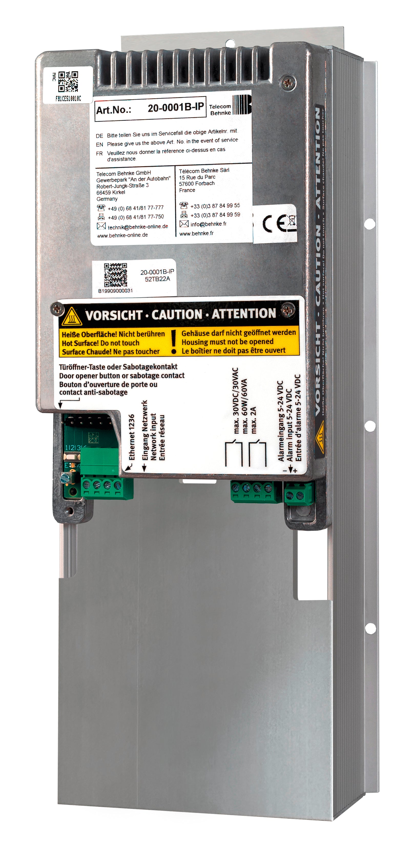 Behnke Electronics compact (SIP), size 3 - 20-0001B-IP