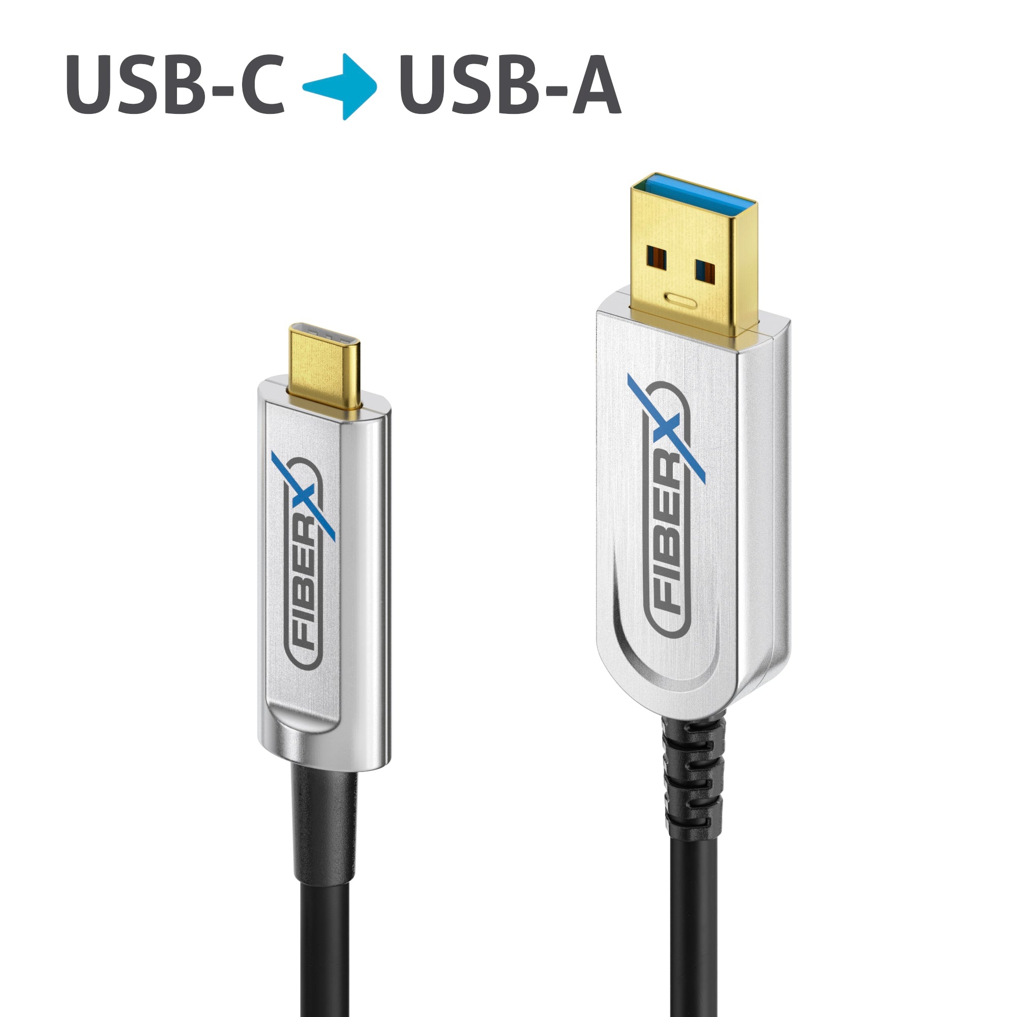 PureLink FiberX Series - USB 3.2 Gen 2x1 Active Fiber Optic Cable USB-C 15.0m