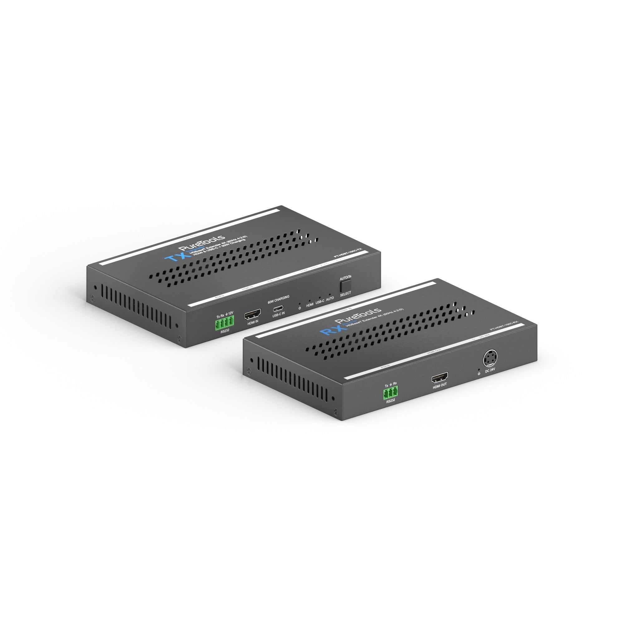 PureLink PureTools - HDBaseT Extender Set with HDMI and USB-C input