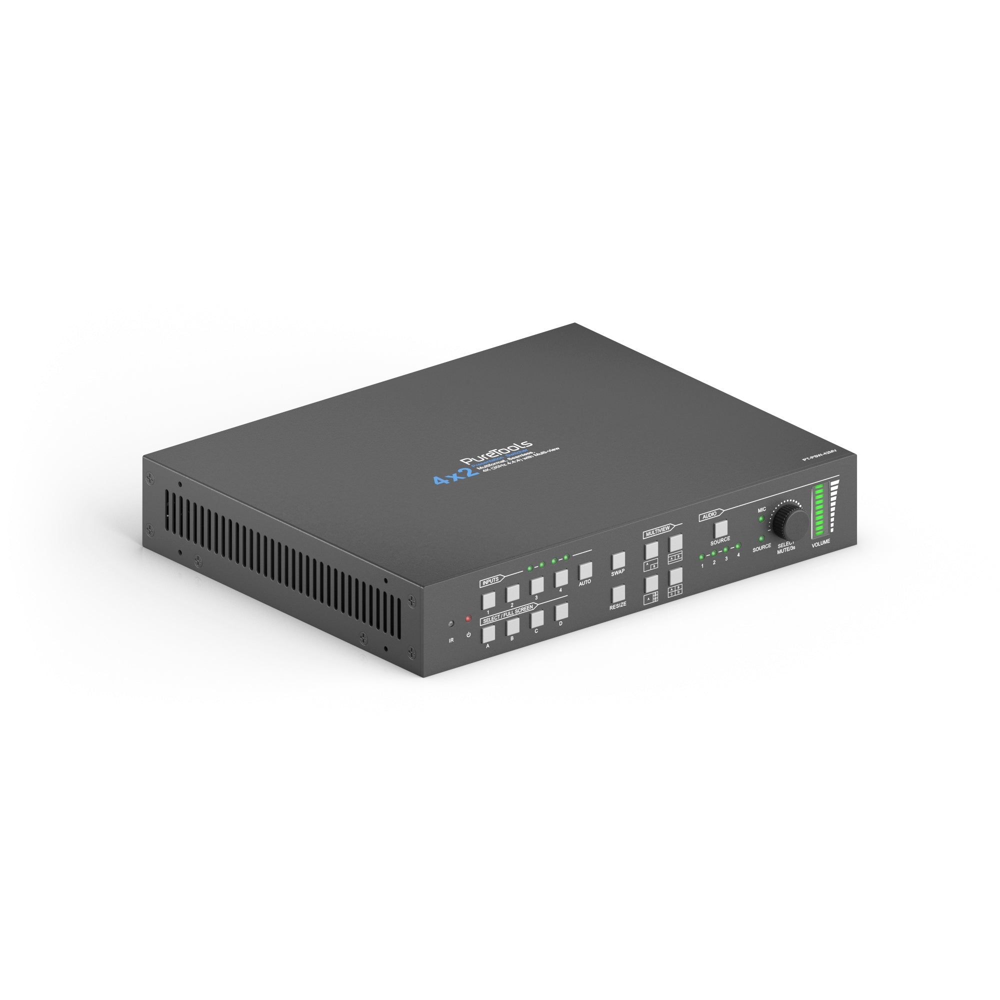 PureLink PureTools - Seamless Presentation Switcher 4x1 with Multi-View, 4K