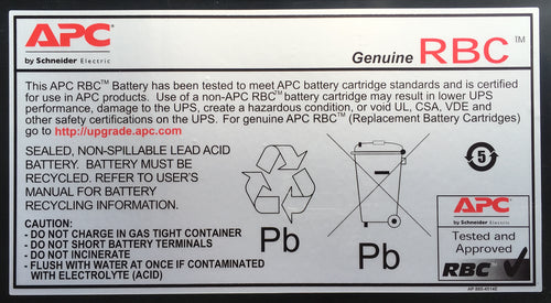 APC replacement battery No.47 with 2 year warranty