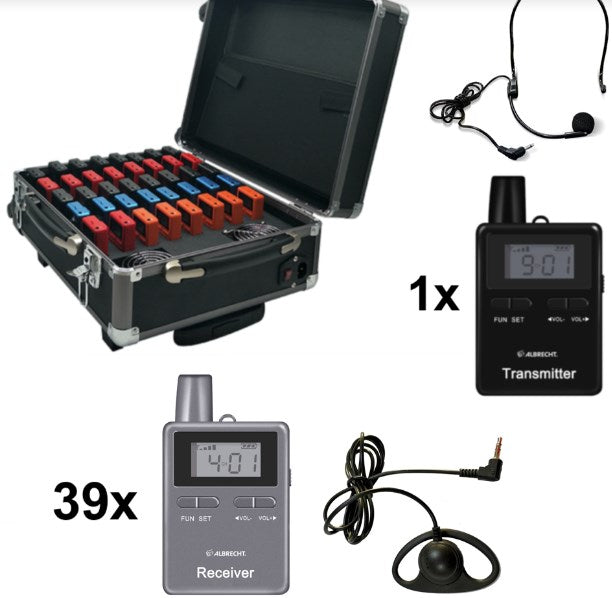 Albrecht set of 40 ATR 400 charging case trolley