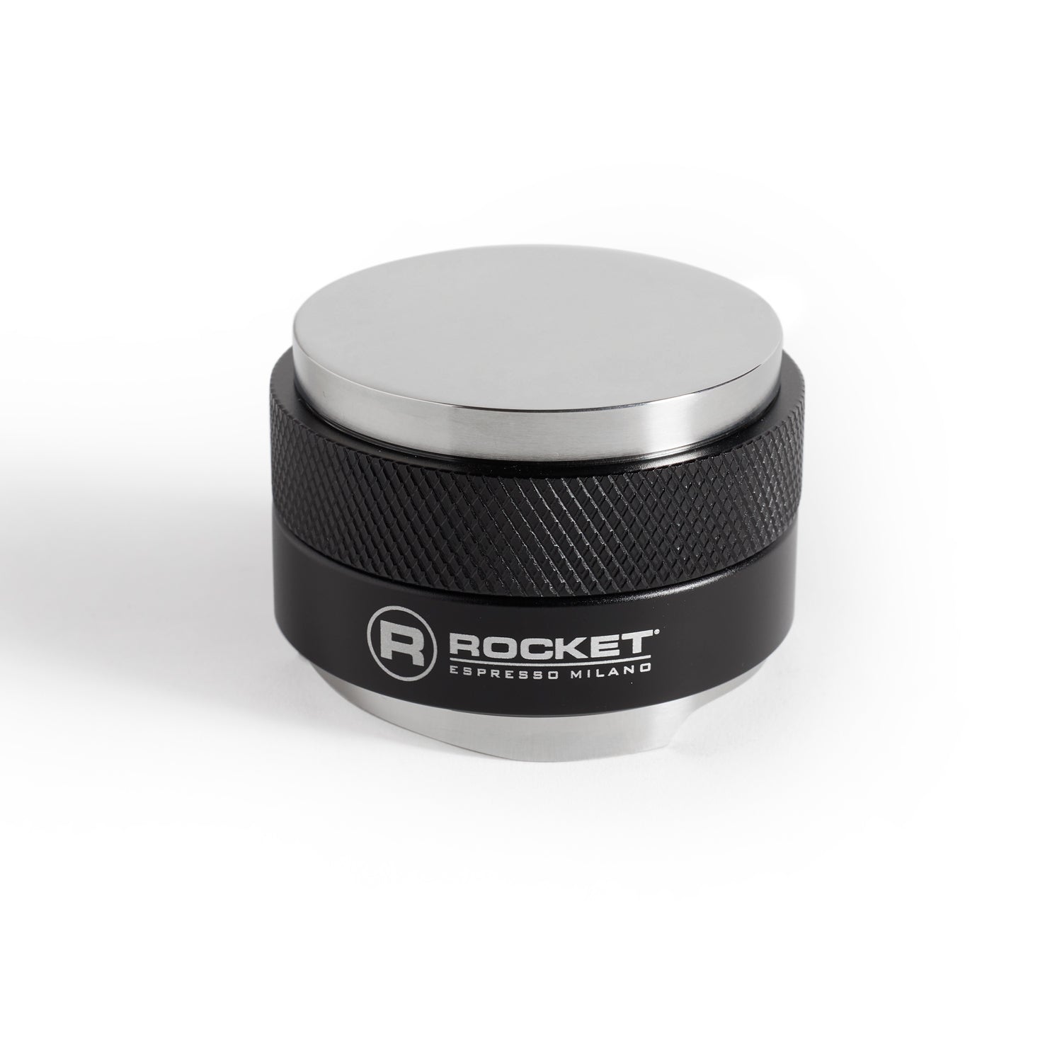 Rocket 2 in 1 Tamper Leveler Edelstahl Schwarz Matt