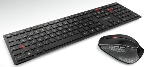 CHERRY DW 9500 SLIM keyboard with mouse set BT