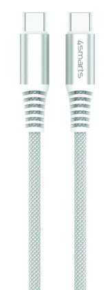 4smarts USB-C to USB-C cable PremiumCord 100W, 3m white