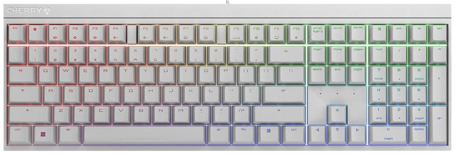 CHERRY MX 2.0S RGB MX Silent Red - white