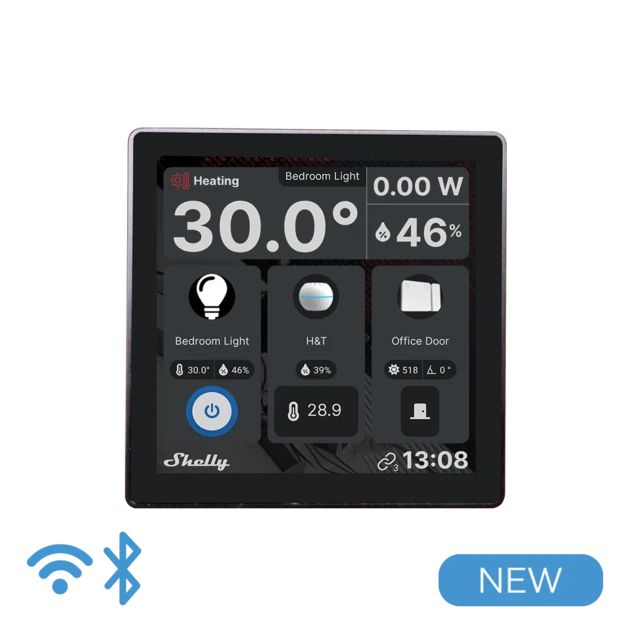 Shelly Wall Display Android black