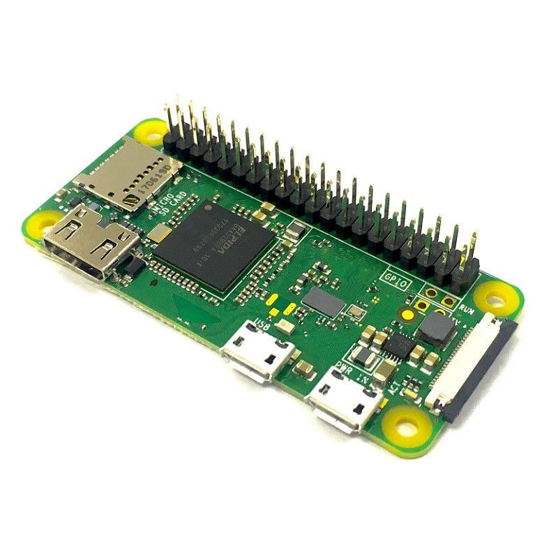 Raspberry Pi Zero WH 512 MB+ Case + Power Supply + 16GB MicroSD