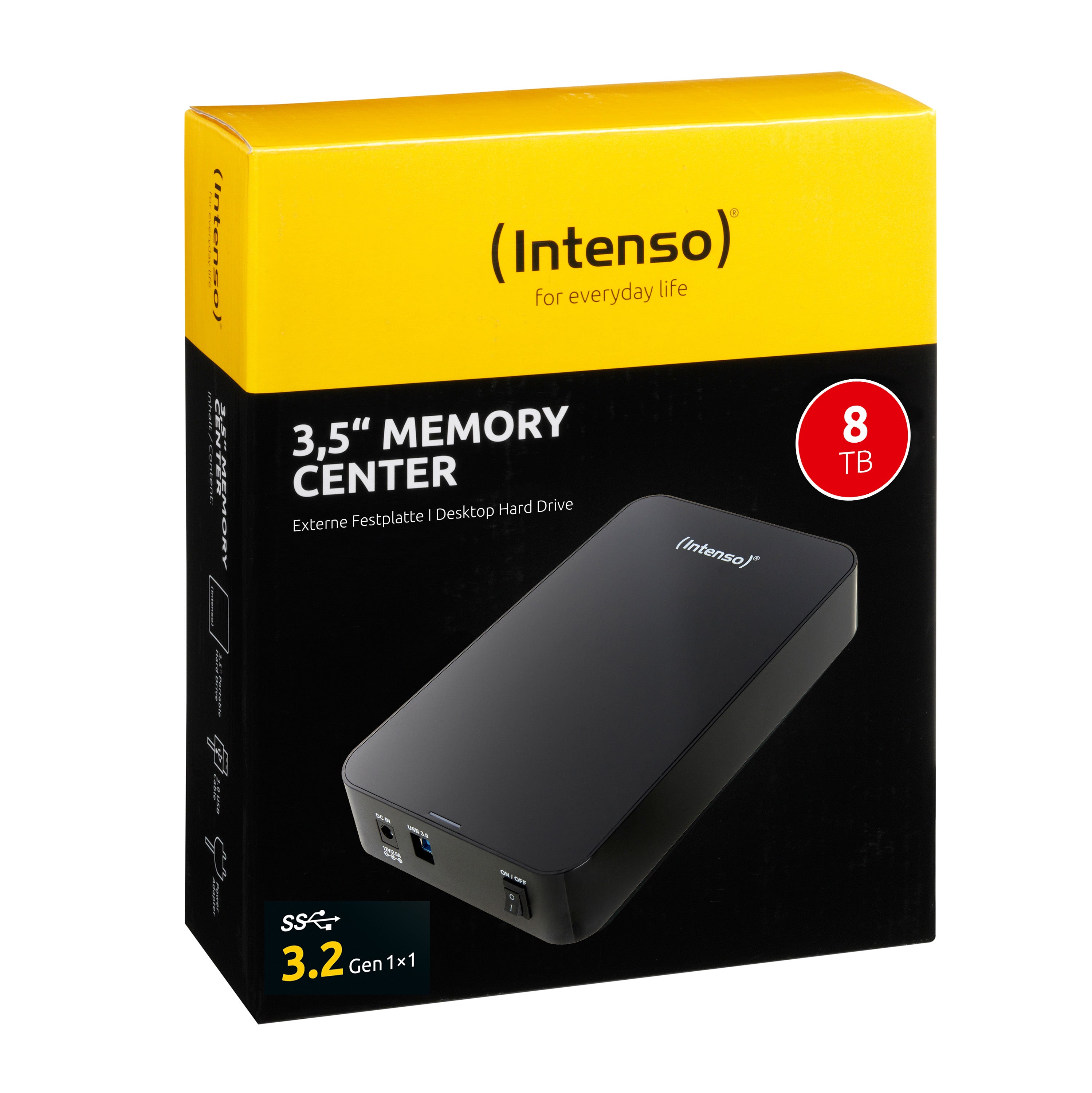 Intenso external hard drive USB 3.2 Gen 1x1 Memory Center 3.5