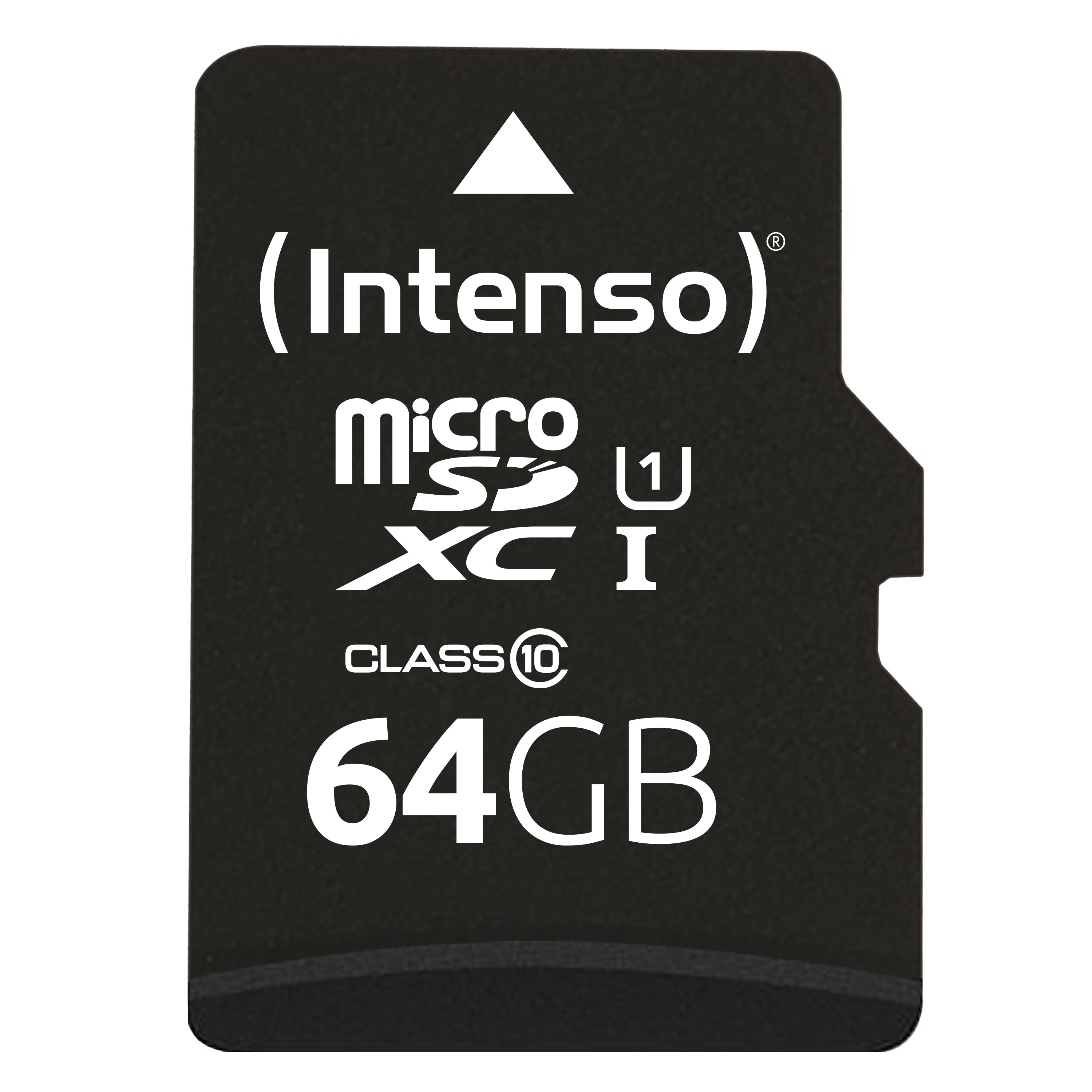 Intenso microSDXC memory card 64GB UHS-I Performance Class 10 + SD adapter