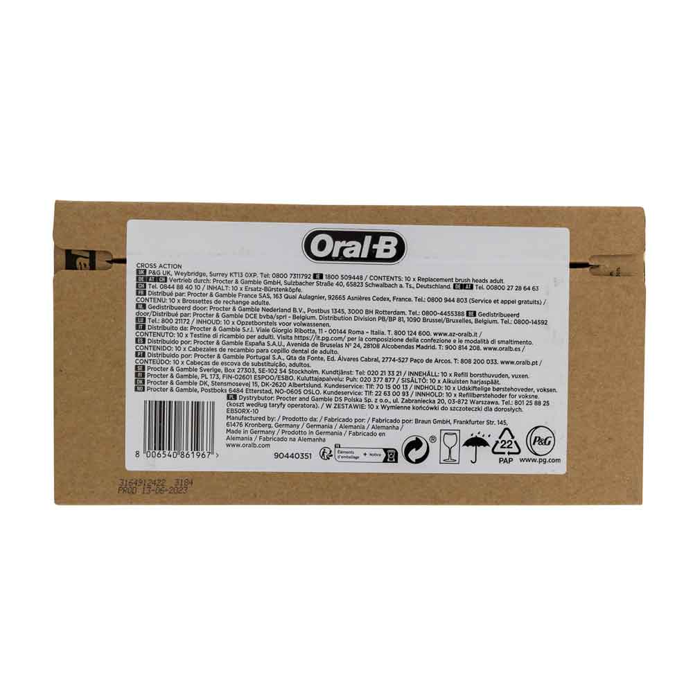 Braun Oral-B Aufsteckbürsten Pro CrossAction 10er FFU