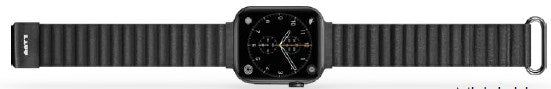 LAUT Apple Watch NOVI LUXE 42/44/45/49 mm, Midnight large
