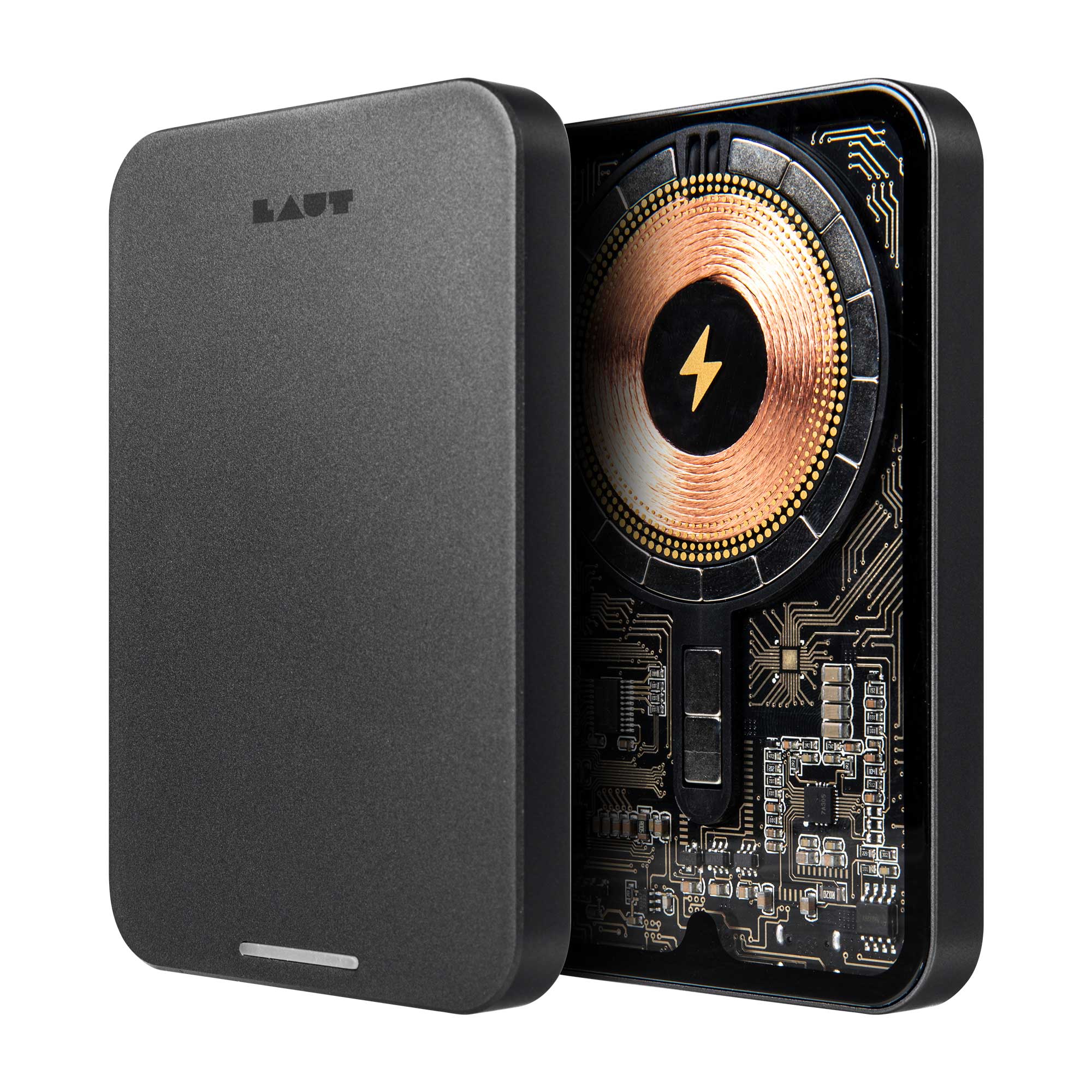 LAUT Power Charge Crystal, black