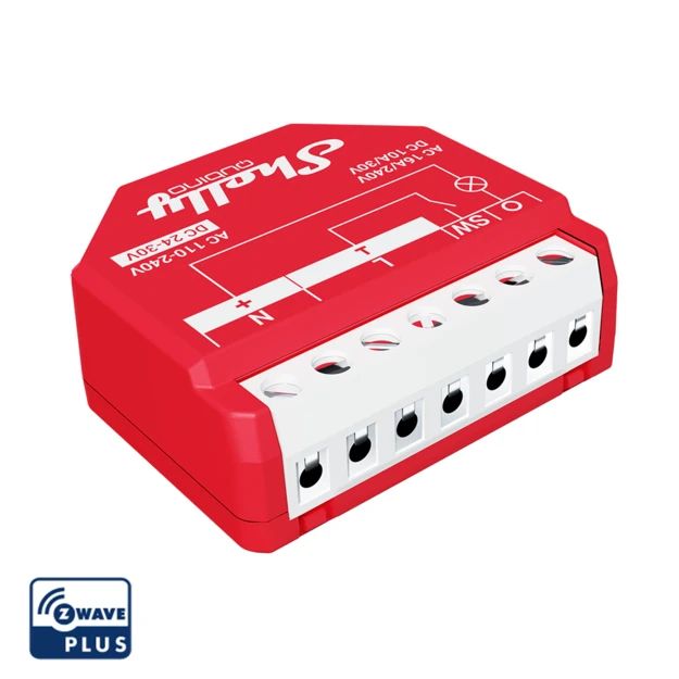 Shelly Wave 1PM Relay max. 16A 1 channel flush-mounted measuring function Z-Wave