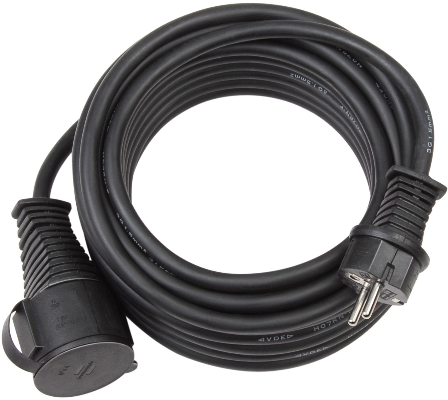Brennenstuhl construction site extension cable IP44 10m H07RN-F 3G1.5 black
