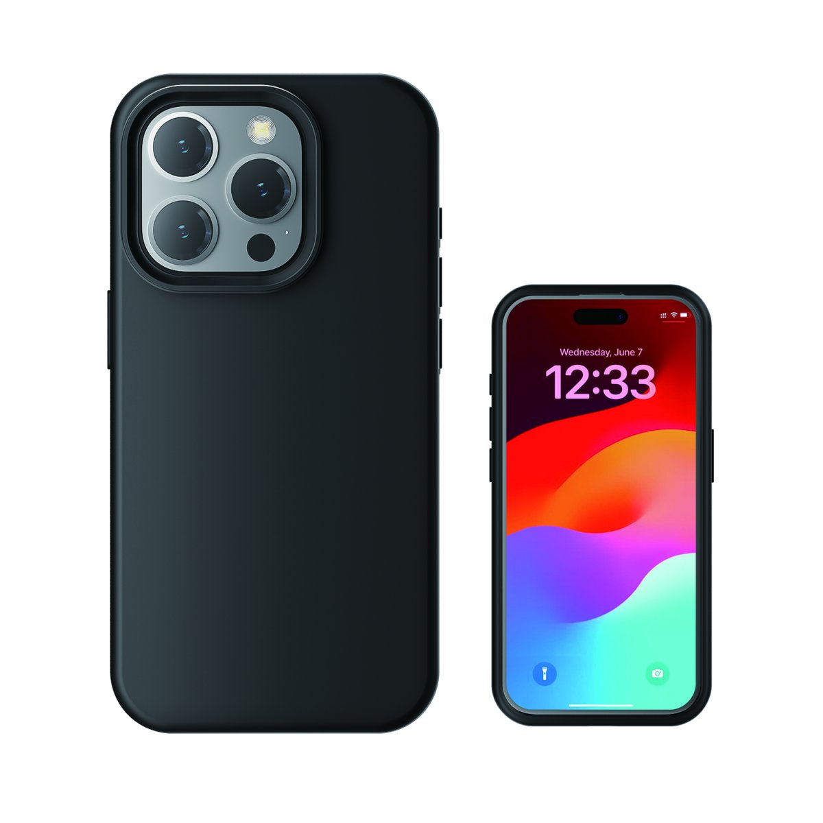 4smarts Silikon Case Cupertino für Apple iPhone 15 Pro MagSafe-kompatibel