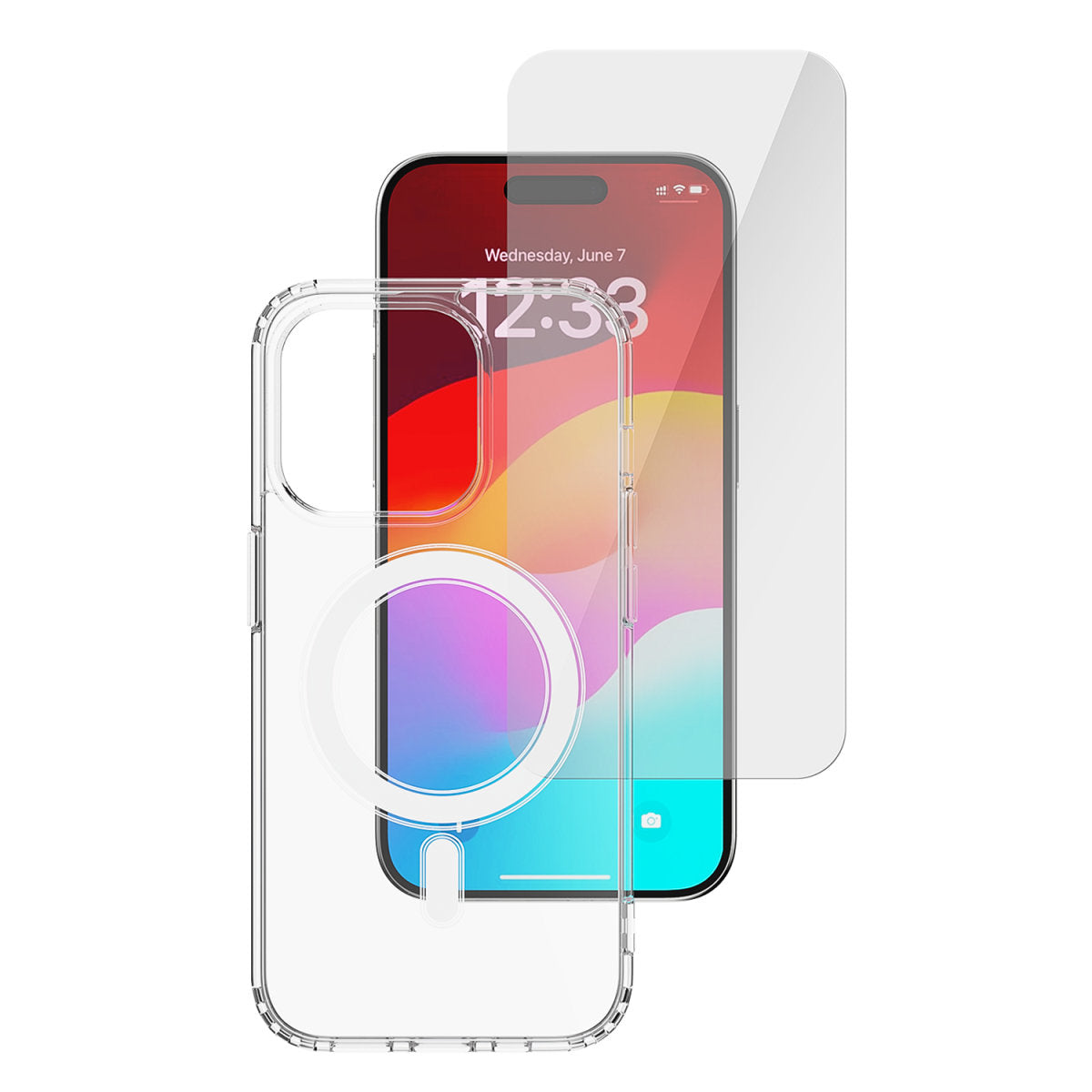 4smarts 360° Premium Protection Set for Apple iPhone 15 Plus MagSafe compatible