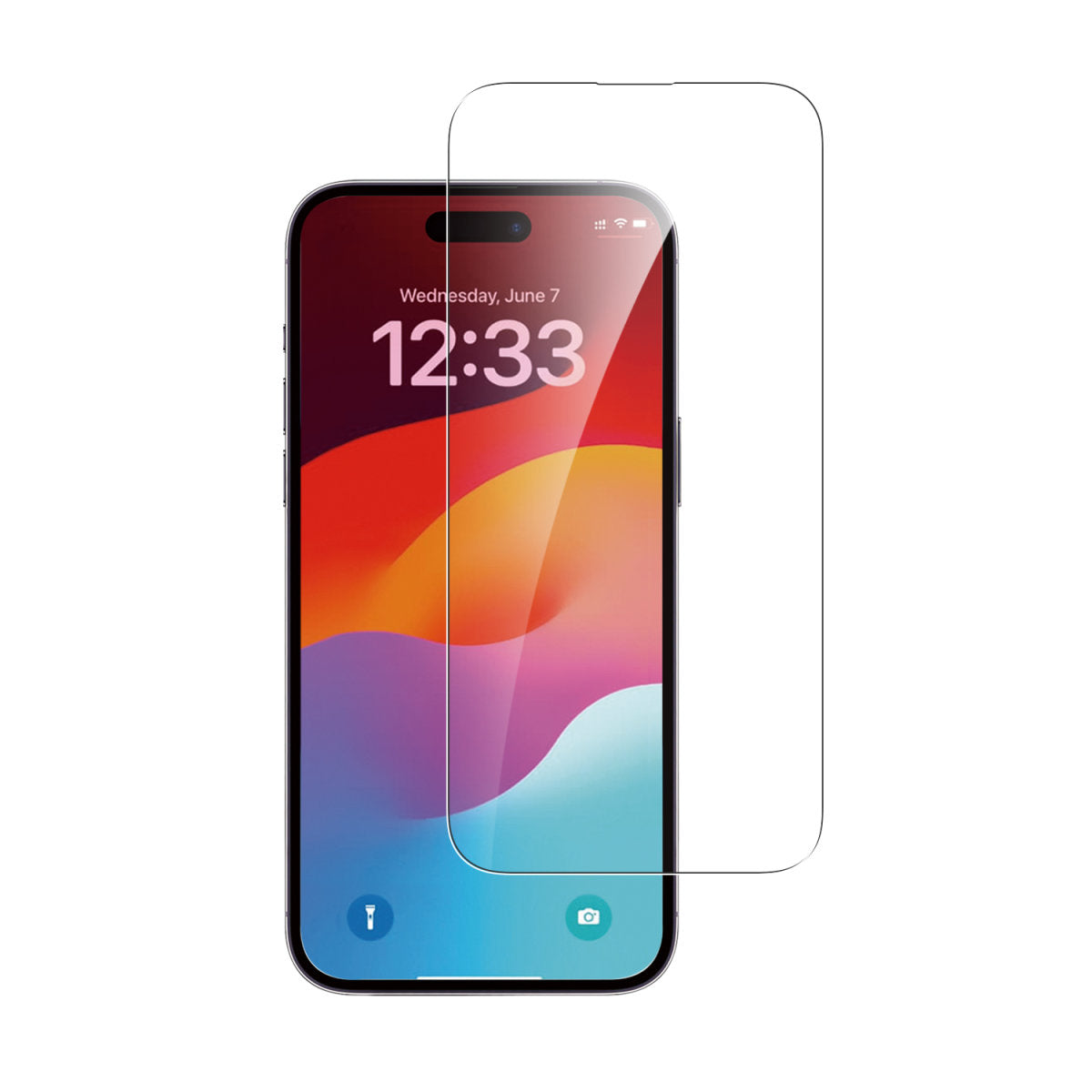 4smarts Second Glass mit Montagerahmen für Apple iPhone 15 Plus