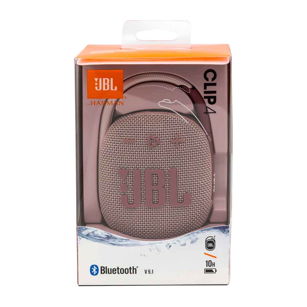 JBL CLIP 4 Bluetooth speaker in pink