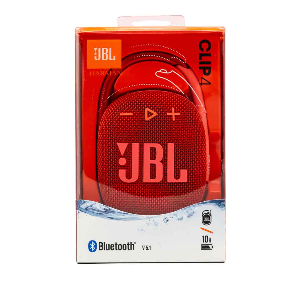 JBL CLIP 4 Bluetooth speaker in red
