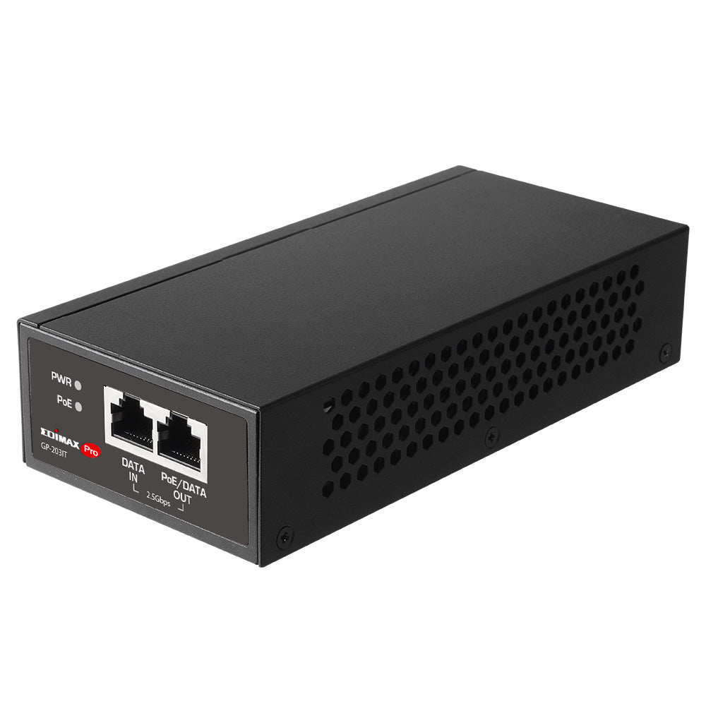 Edimax 2.5 Gigabit PoE++ Injector, IEEE 802.3bt PoE standard (90 watts)