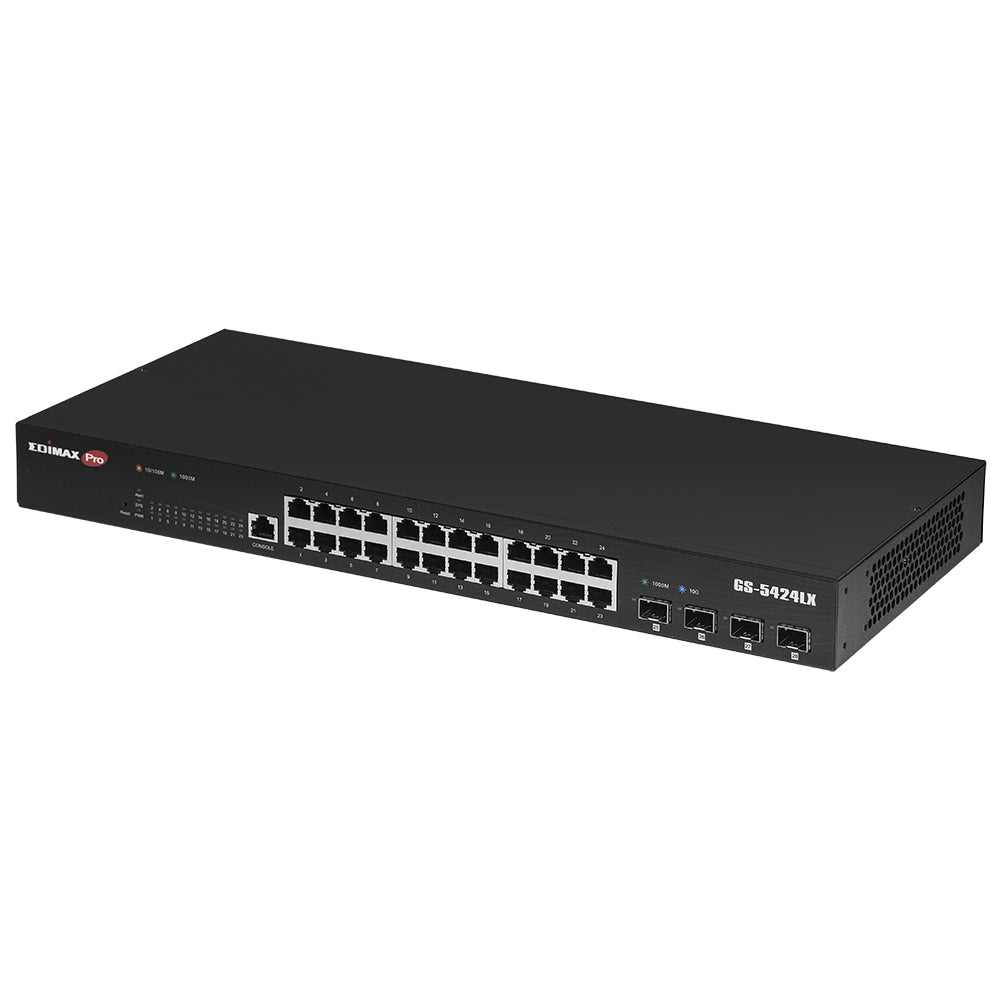 Edimax 28-Port Gigabit Web Smart Switch with 4 x 10GbE SFP+ ports
