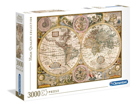 High Quality Collection - 3000 pieces Puzzle - Old Map