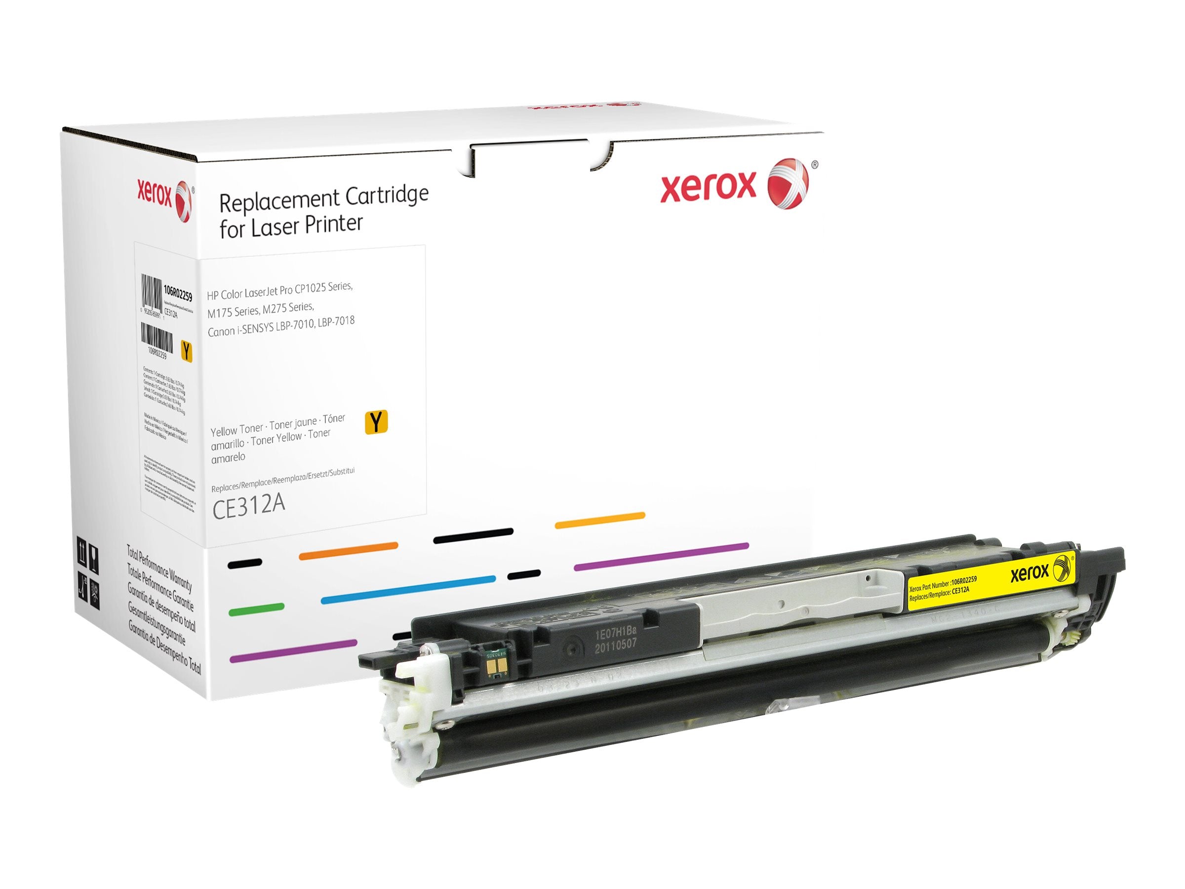 Xerox Everyday Remanufactured Toner Yellow replaces HP 126A (CE312A) (B-STOCK)