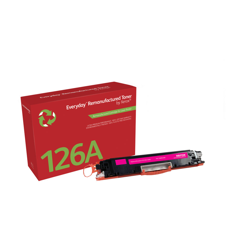 Xerox Everyday Remanufactured Toner Magenta replaces HP 126A (CE313A)