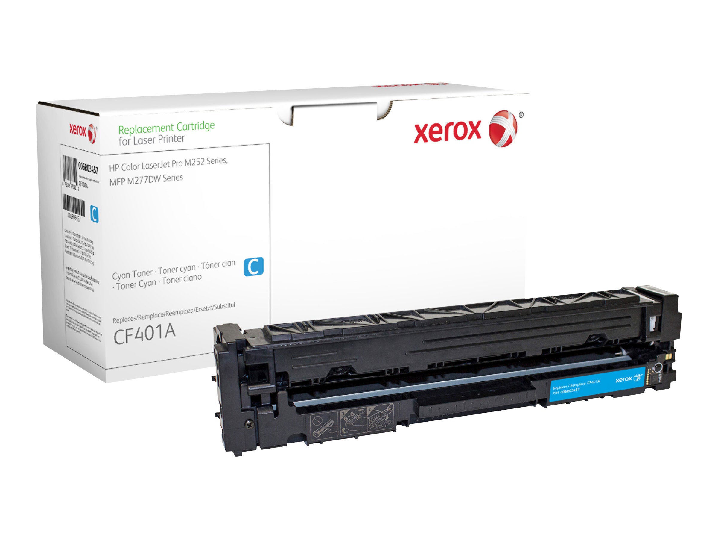 Xerox Everyday Remanufactured Toner Cyan replaces HP 201A (CF401A)