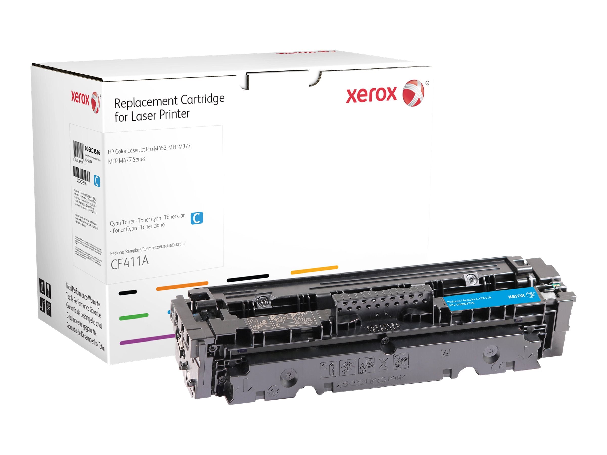 Xerox Everyday Remanufactured Toner Cyan replaces HP 410A (CF411A)