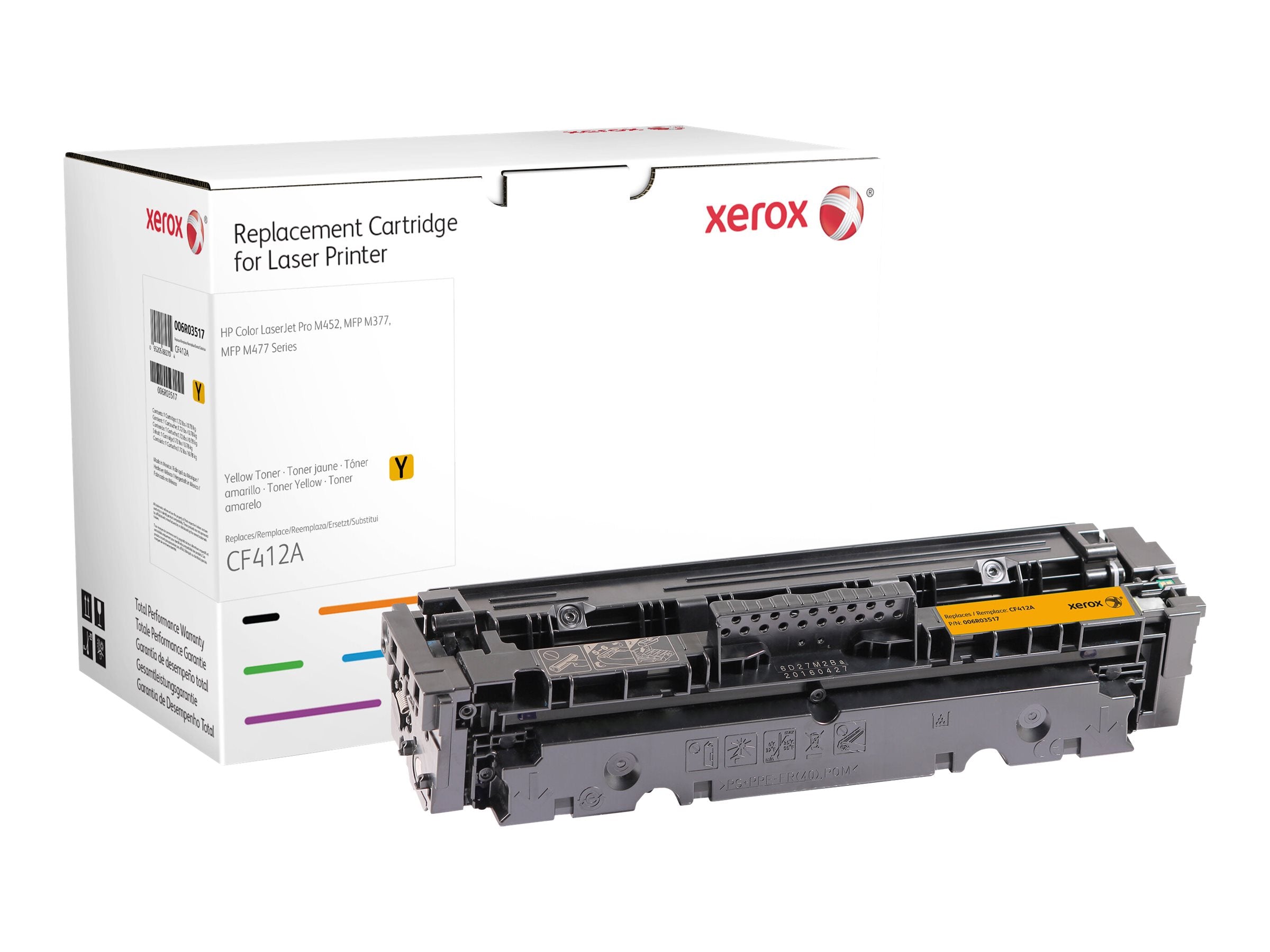 Xerox Everyday Remanufactured Toner Yellow replaces HP 410A (CF412A)