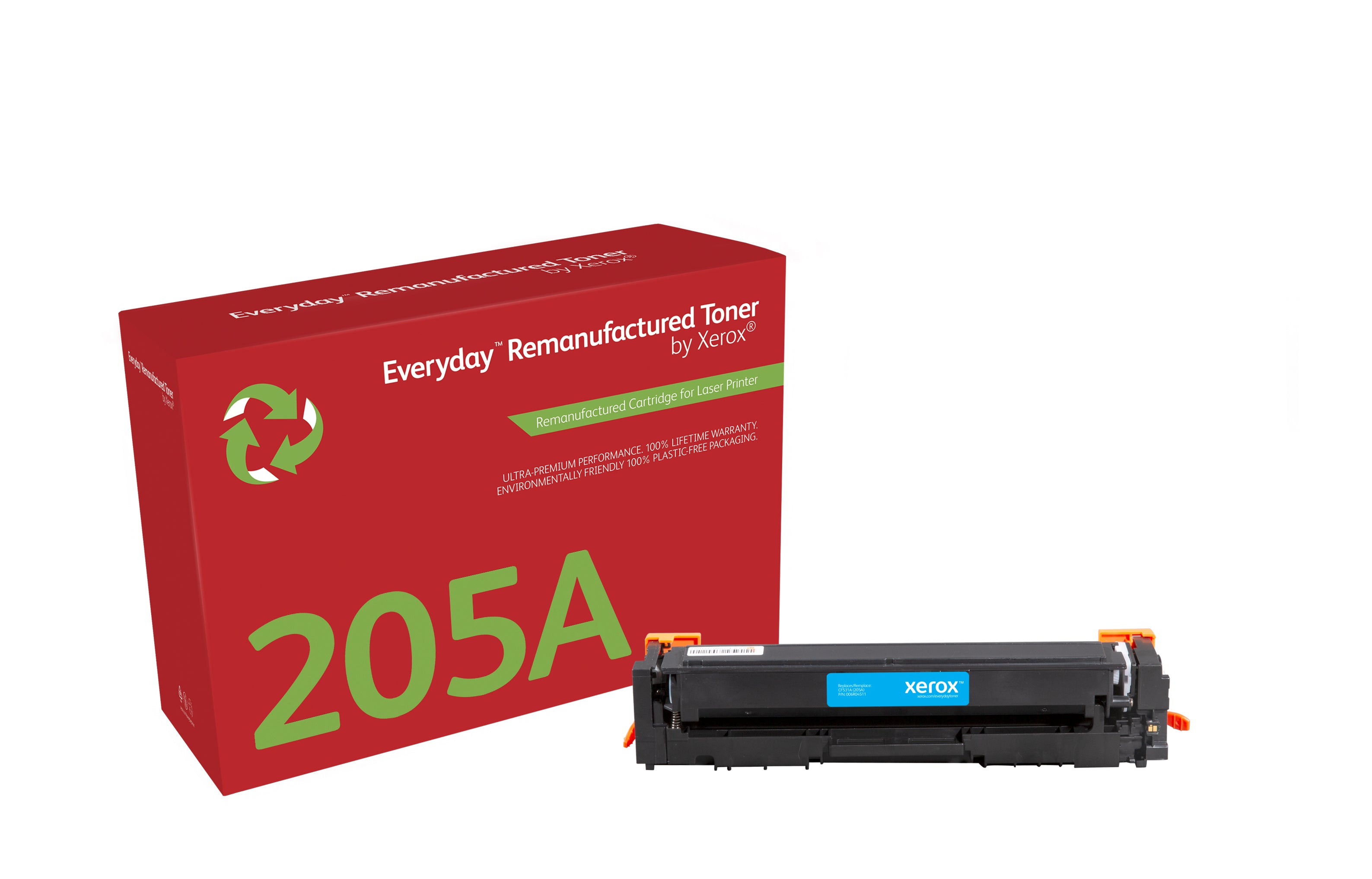 Xerox Everyday Remanufactured Toner Cyan replaces HP 205A (CF531A)
