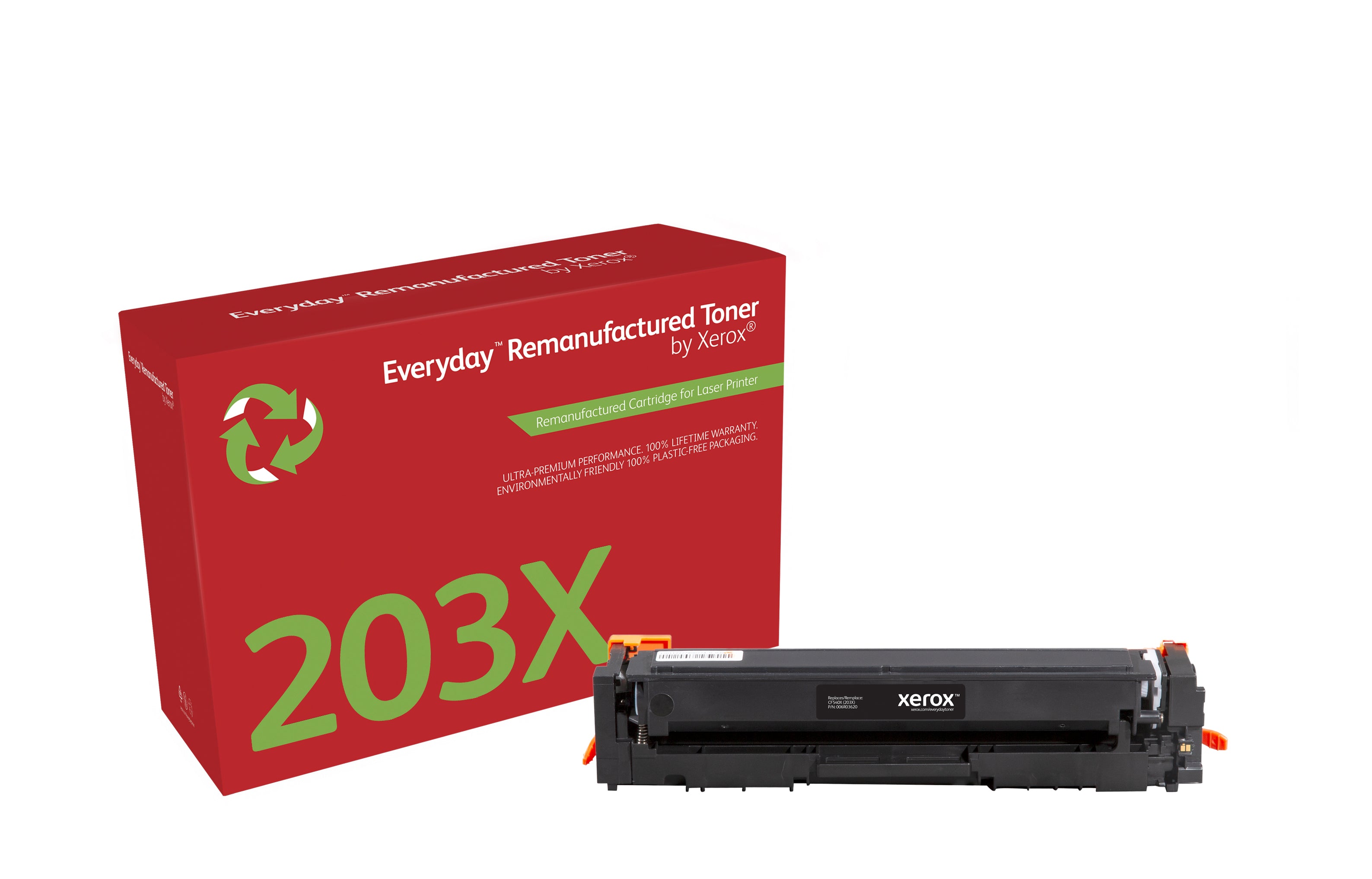Xerox Everyday Remanufactured Toner Black replaces HP 203X (CF540X)