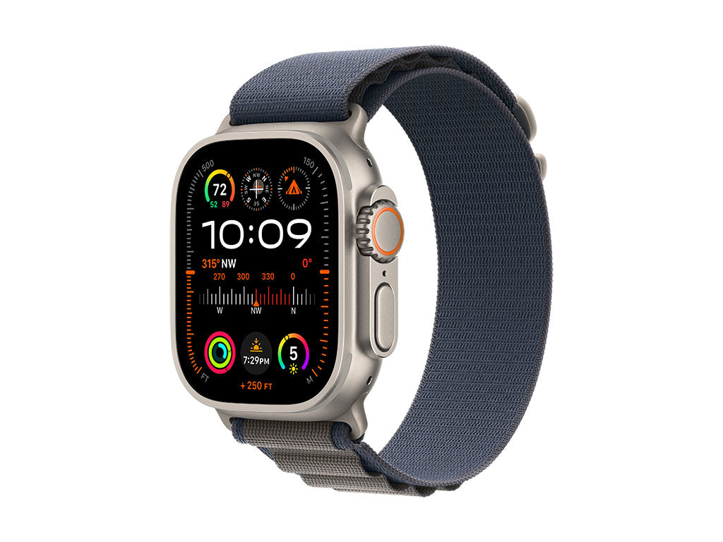Apple Watch Ultra 2 Titanium Cellular 49mm (Alpine Loop blue) Medium