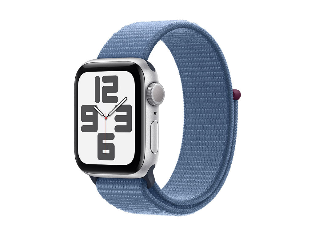 Apple Watch SE Aluminum 40mm Silver (Sport Loop winter blue)