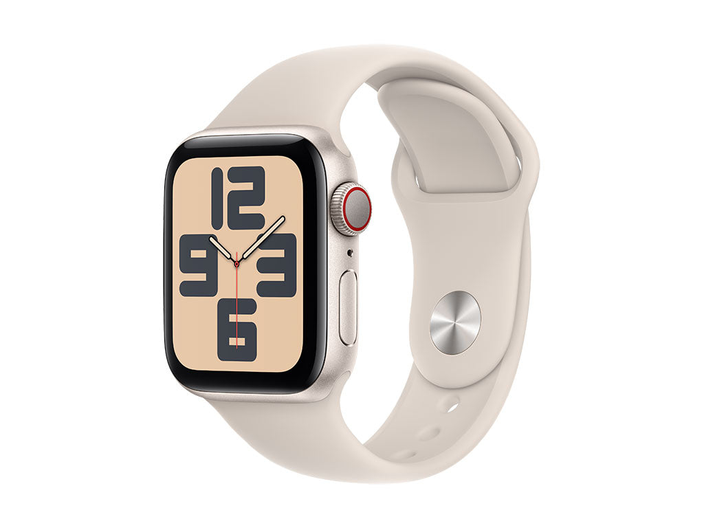 Apple Watch SE Aluminium Cellular 40mm Polarstern (Sports Bracelet Polarstern) M/L