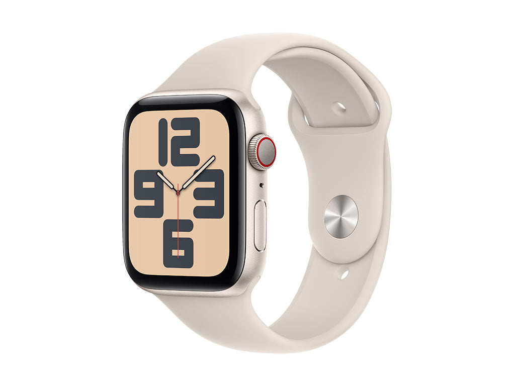 Apple Watch SE Aluminium Cellular 44mm Polarstern (Sports Bracelet Polarstern) S/M