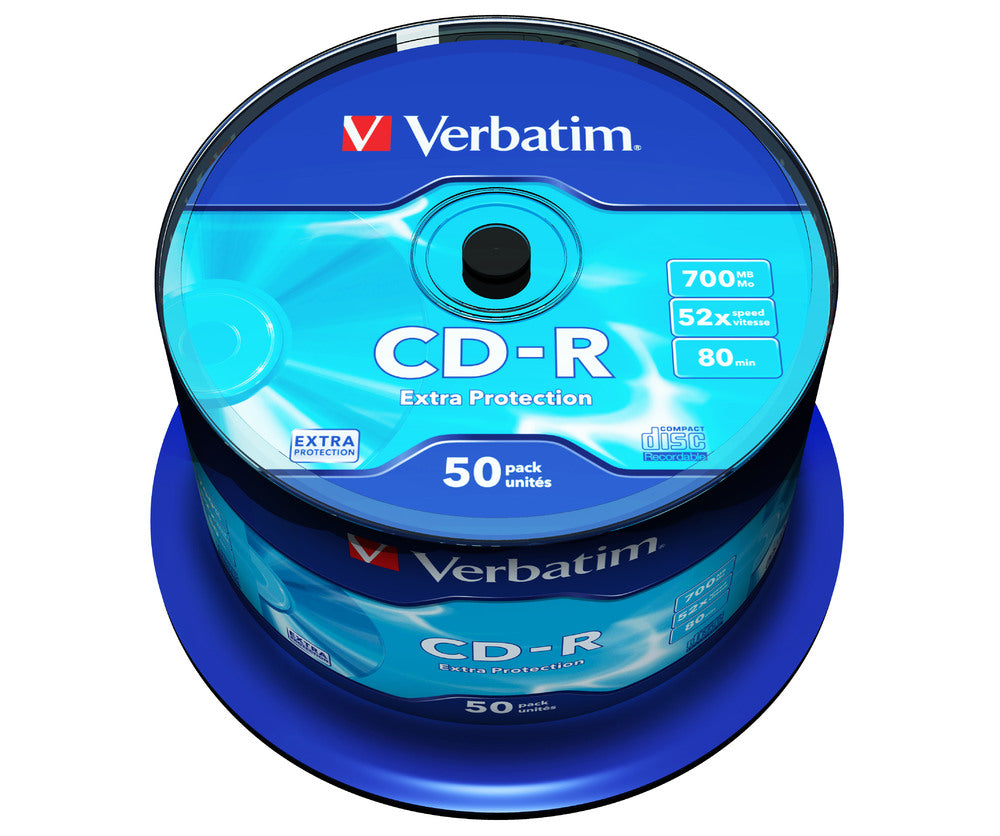 Verbatim CD-R blanks 700MB data storage (pack of 50)