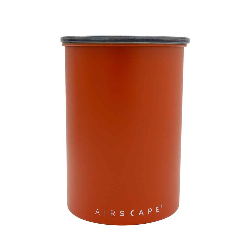 Airscape® stainless steel aroma container medium, matt red