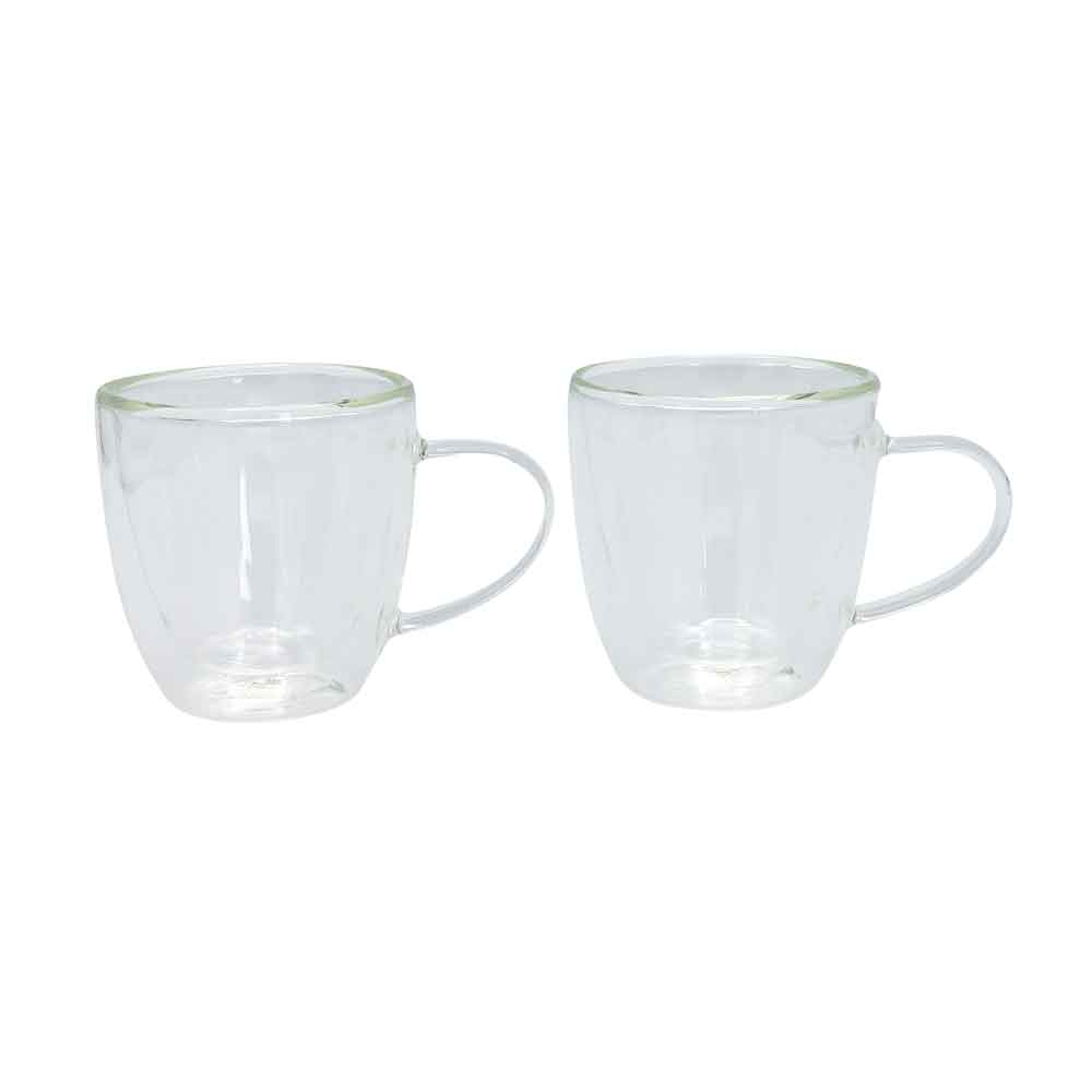 Bialetti 2 pcs. Glass cup set Capri, double-walled, 160 ml