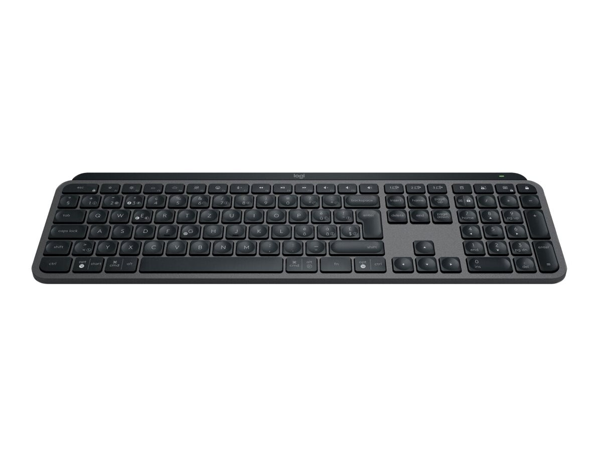 Logitech MX Keys S - keyboard - backlit - palm rest - graphite