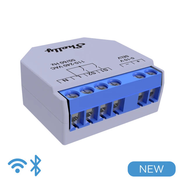 Shelly Plus 0-10V Dimmer - flush-mounted -WLAN - BT