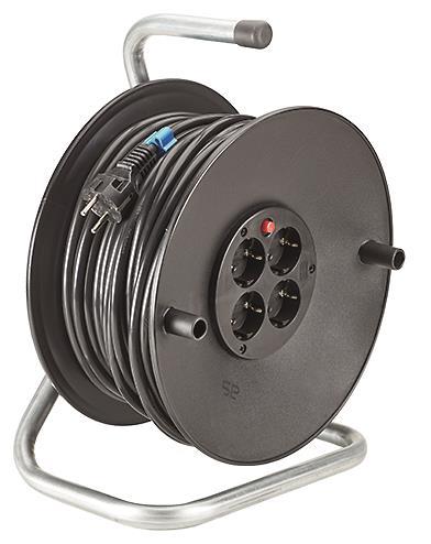Bachmann cable reel 4-way with thermal protection